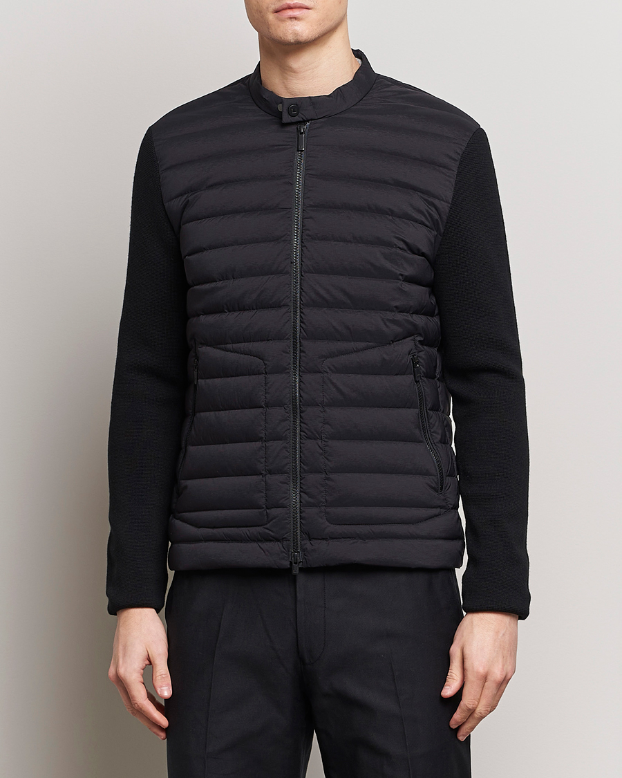 Herren | Stilvolle Jacken | UBR | Super Sonic Savile Wool Hybrid Jacket Black Wool