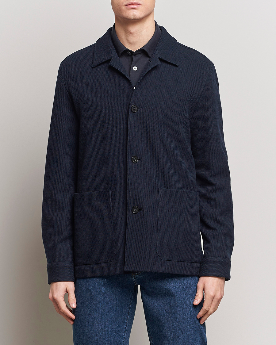 Herren |  | Zegna | Wool Chore Jacket Navy
