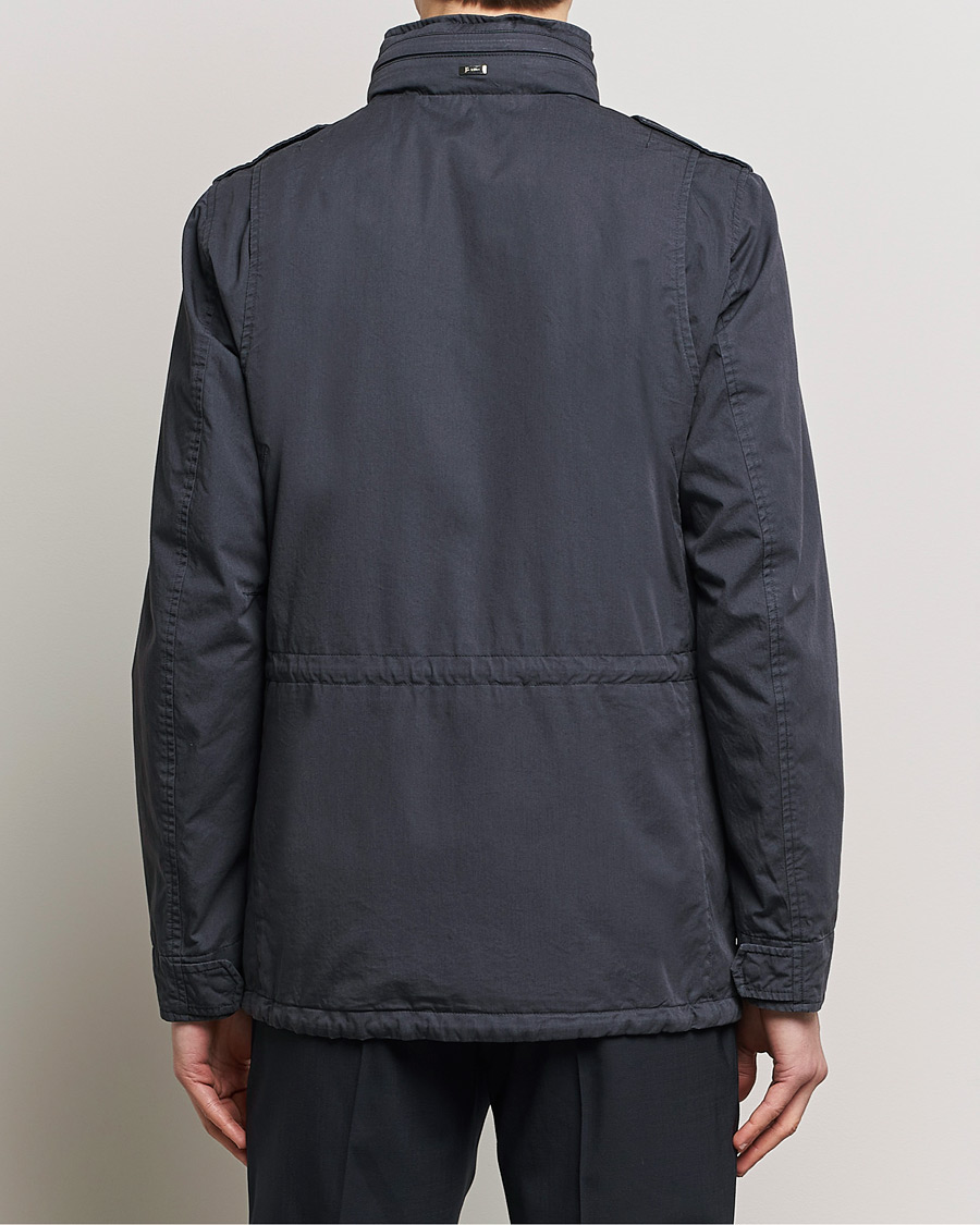 Herren | Jacken | Herno | Washed Cotton Field Jacket Navy