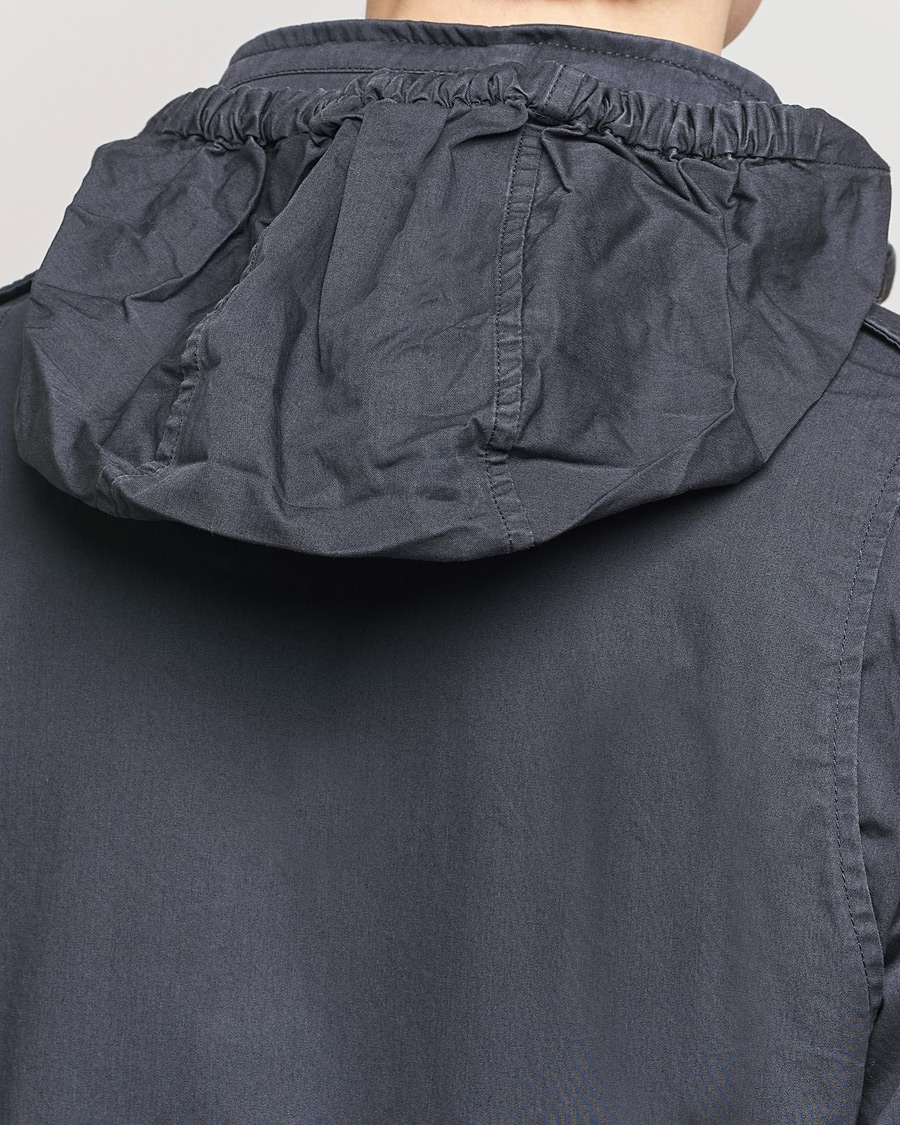 Herren | Jacken | Herno | Washed Cotton Field Jacket Navy