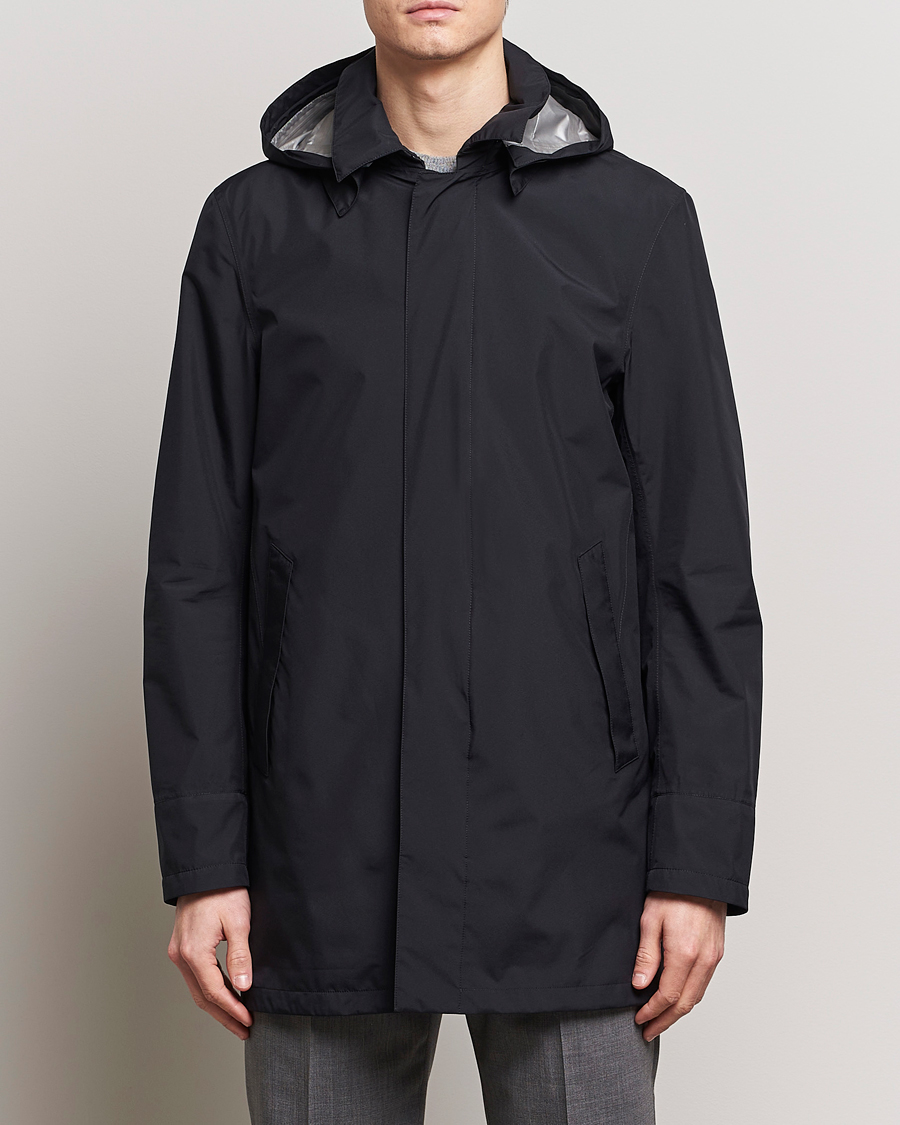 Herren | Formal Wear | Herno | Laminar Waterproof Coat Black