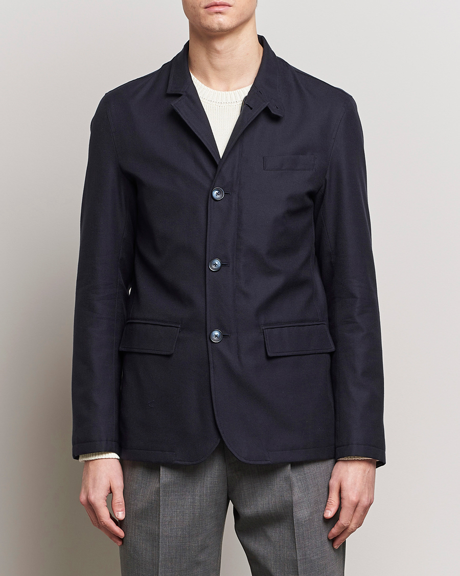Herren | Stilvolle Jacken | Herno | Cotton/Cashmere City Jacket Navy
