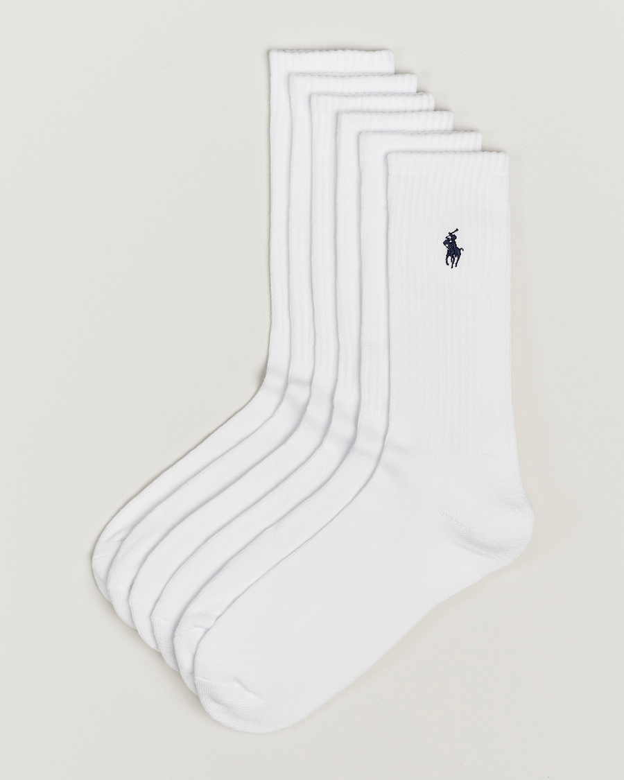 Herren | Unterwäsche | Polo Ralph Lauren | Polo Ralph Lauren6-Pack Sport Crew SockWhite