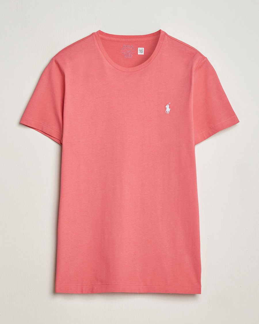 Herren | T-Shirts | Polo Ralph Lauren | Crew Neck T-Shirt Pale Red