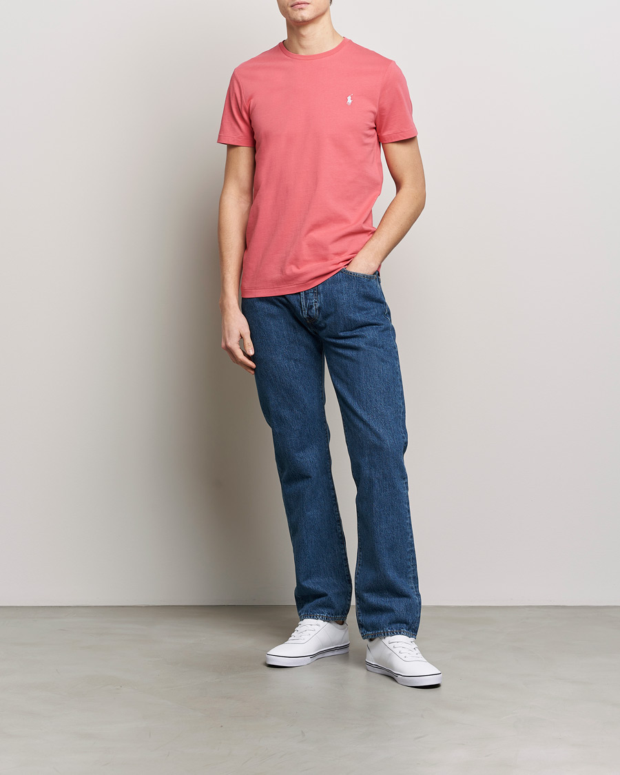 Herren | T-Shirts | Polo Ralph Lauren | Crew Neck T-Shirt Pale Red