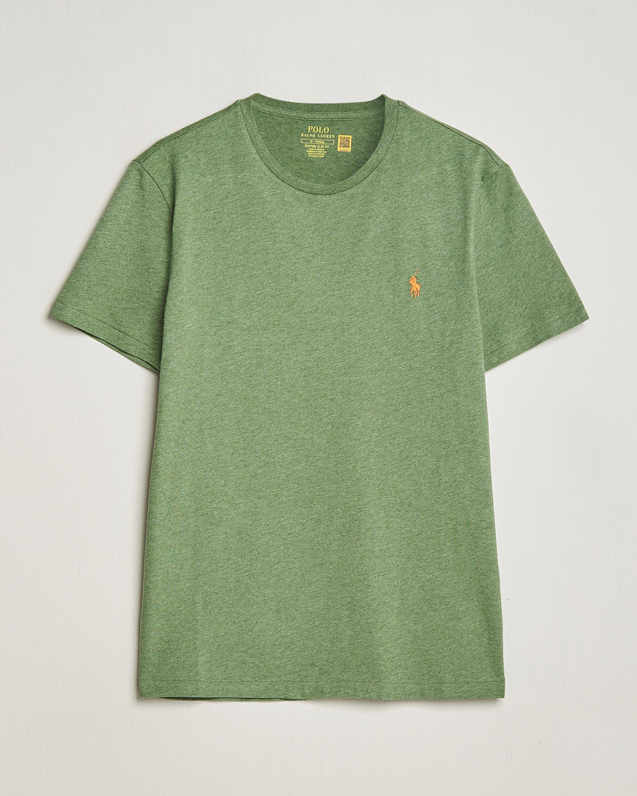 Herren | T-Shirts | Polo Ralph Lauren | Crew Neck T-Shirt Cargo Green Heather