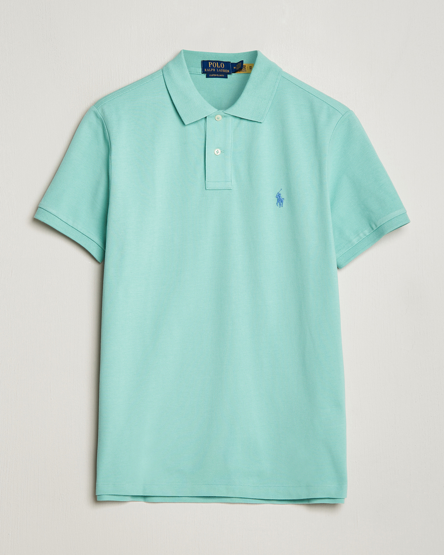 Herren | Poloshirts | Polo Ralph Lauren | Custom Slim Fit Polo Celadon