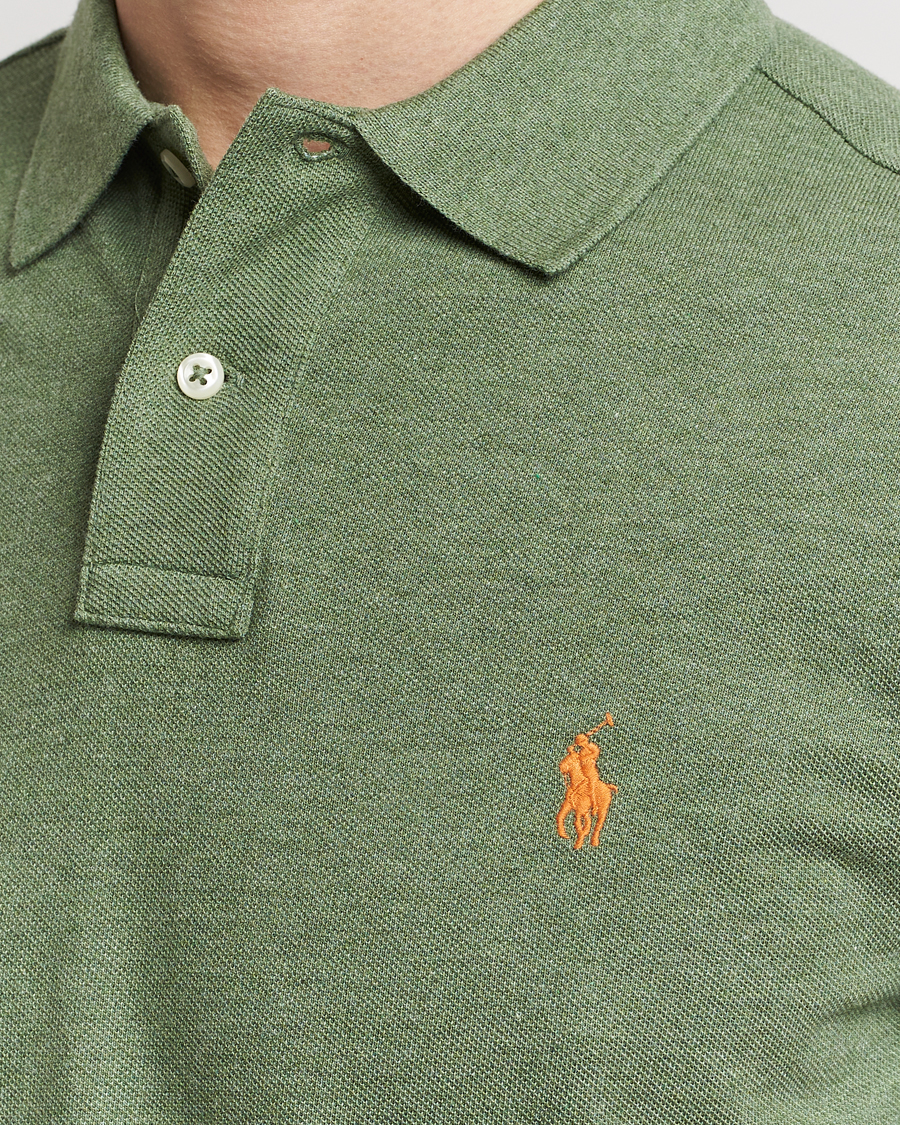 Herren | Poloshirts | Polo Ralph Lauren | Custom Slim Fit Polo Cargo Green Heather
