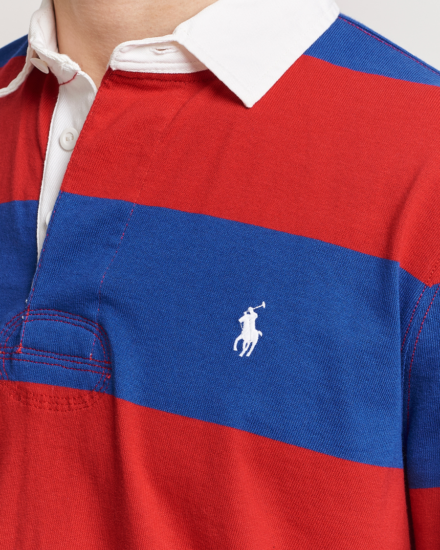 Herren | Pullover | Polo Ralph Lauren | Jersey Striped Rugger Red/Rugby Royal