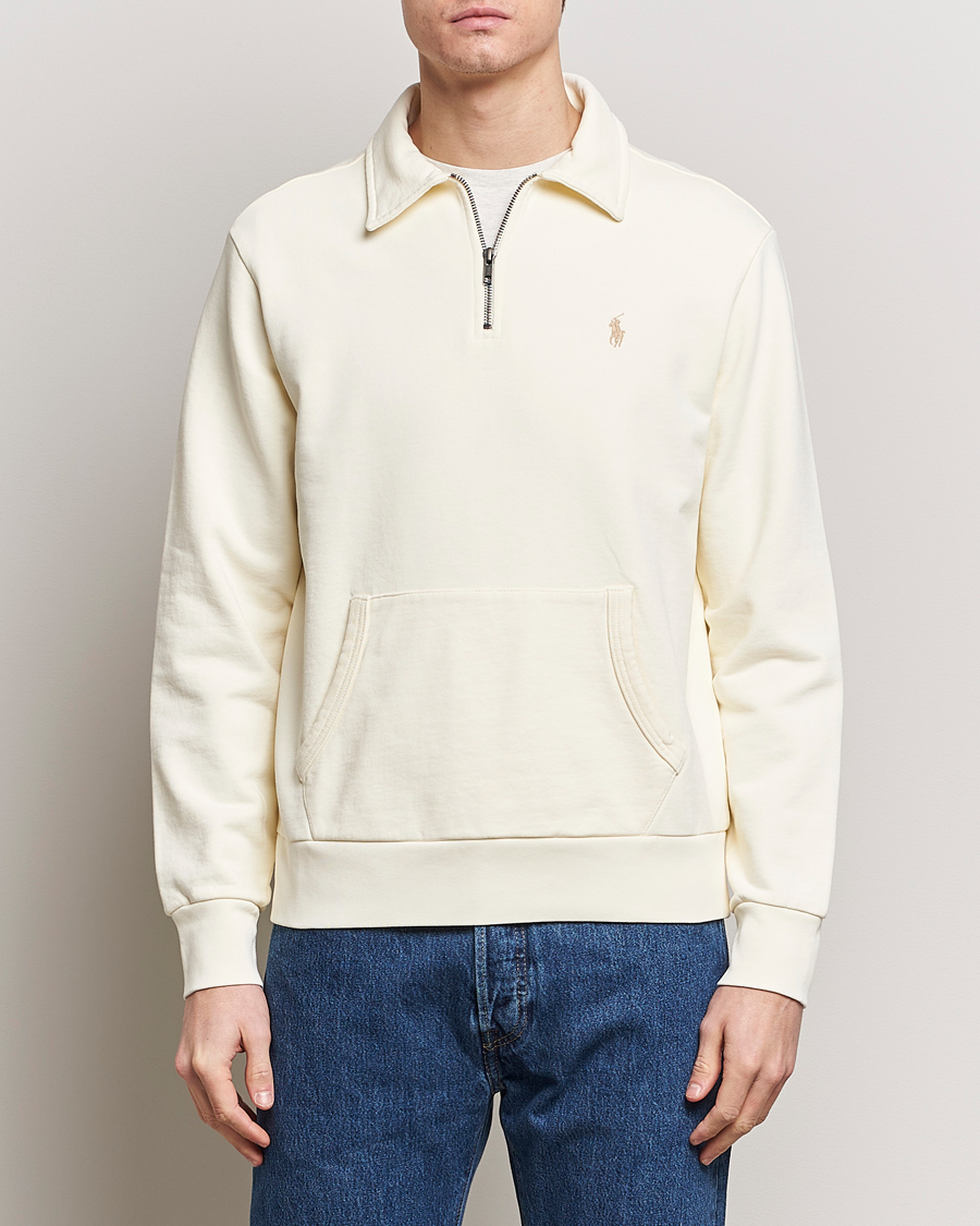 Herren | Sweatshirts | Polo Ralph Lauren | Loopback Terry Hybrid Sweatshirt Clubhouse Cream