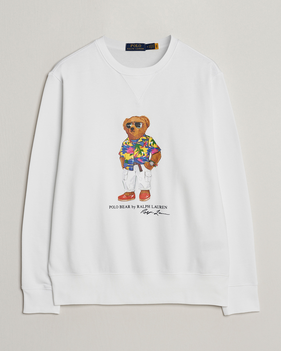 Herren | Pullover | Polo Ralph Lauren | Beach Club Bear Sweatshirt White