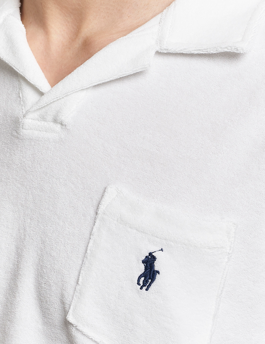 Herren | Poloshirts | Polo Ralph Lauren | Cotton Terry Open Collar Polo White