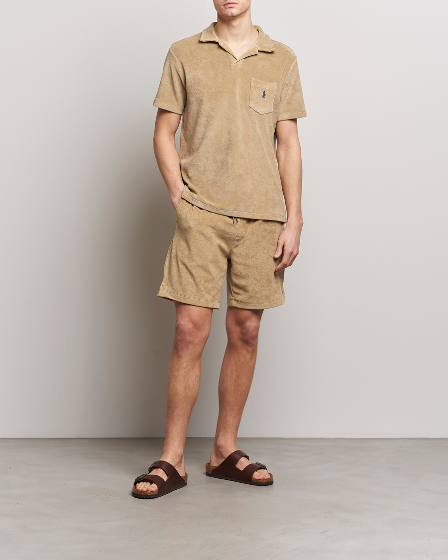Herren | Poloshirts | Polo Ralph Lauren | Cotton Terry Polo Coastal Beige