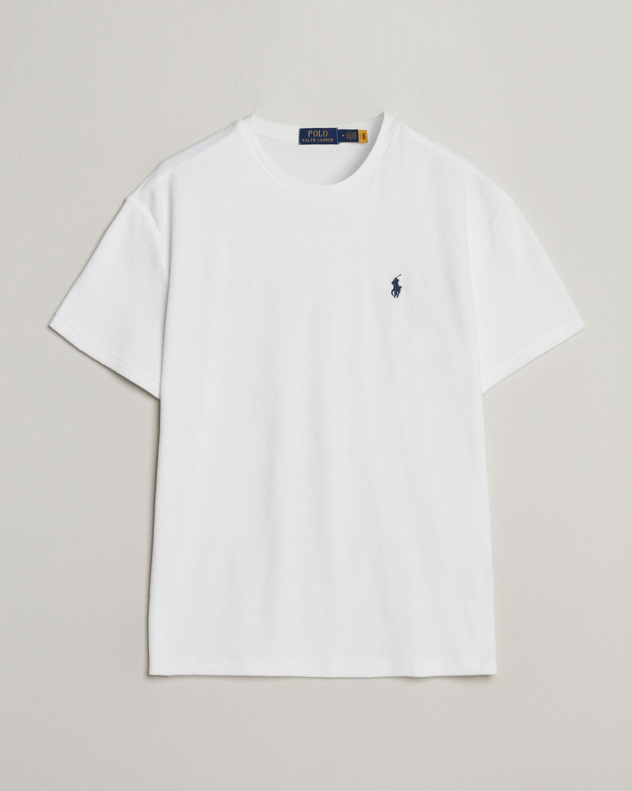 Herren | T-Shirts | Polo Ralph Lauren | Terry Cotton T-Shirt White