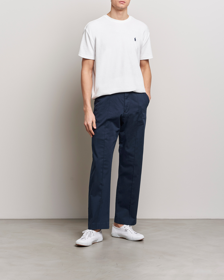 Herren | T-Shirts | Polo Ralph Lauren | Terry Cotton T-Shirt White