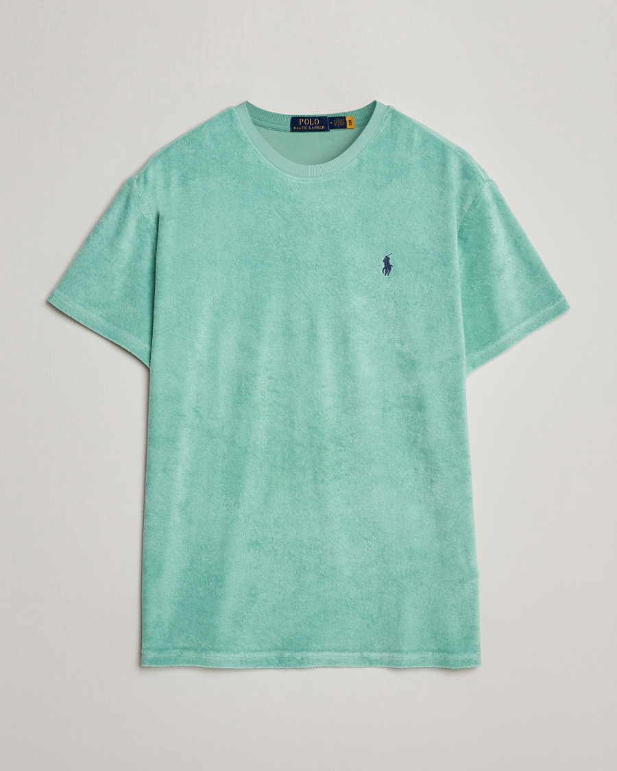 Herren | T-Shirts | Polo Ralph Lauren | Terry Cotton T-Shirt Celadon