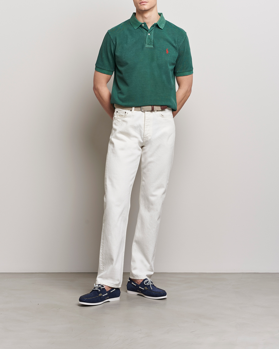 Herren | Poloshirts | Polo Ralph Lauren | Heritage Mesh Polo Kelly Green