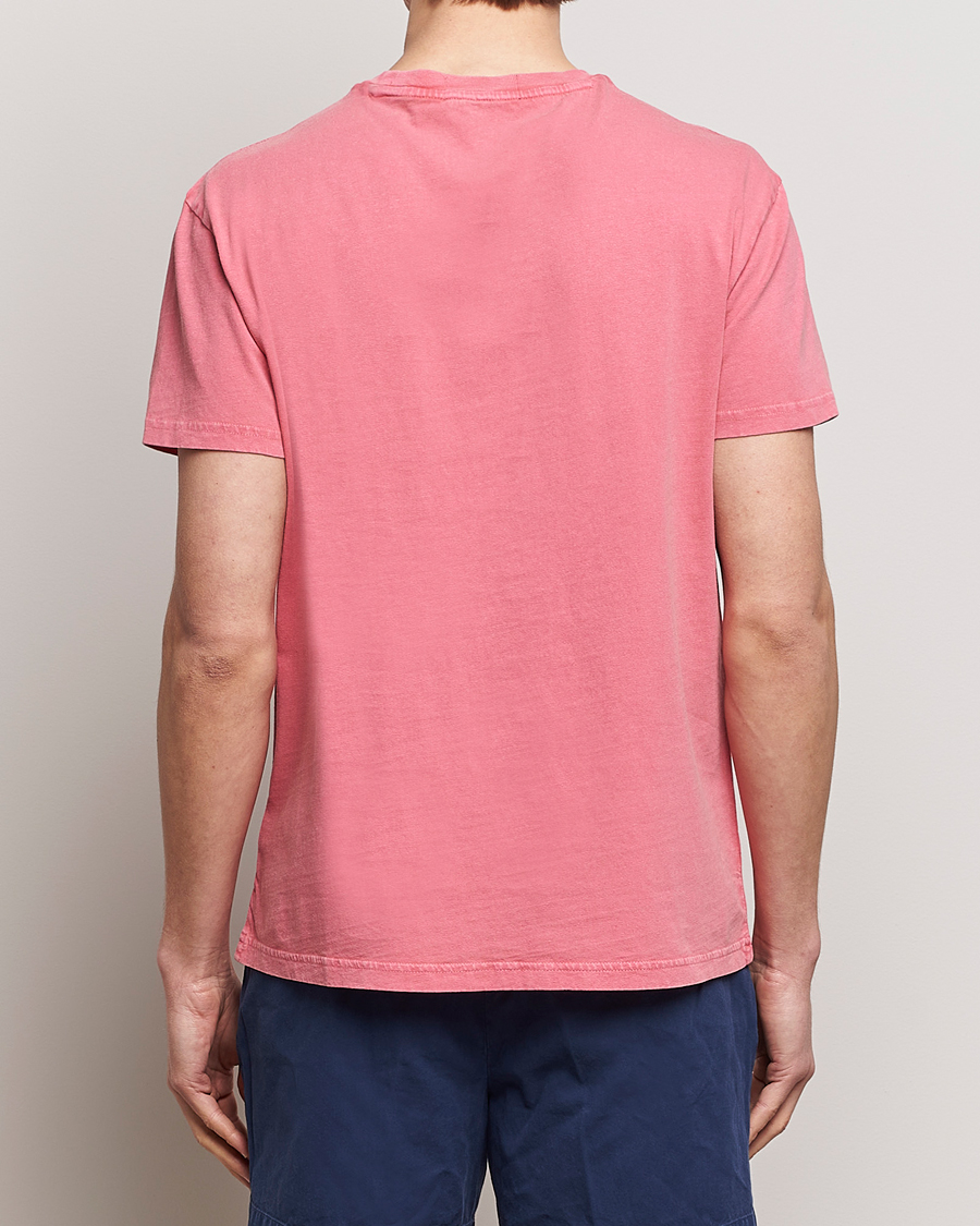Herren | T-Shirts | Polo Ralph Lauren | Cotton Linen Crew Neck T-Shirt Pale Red