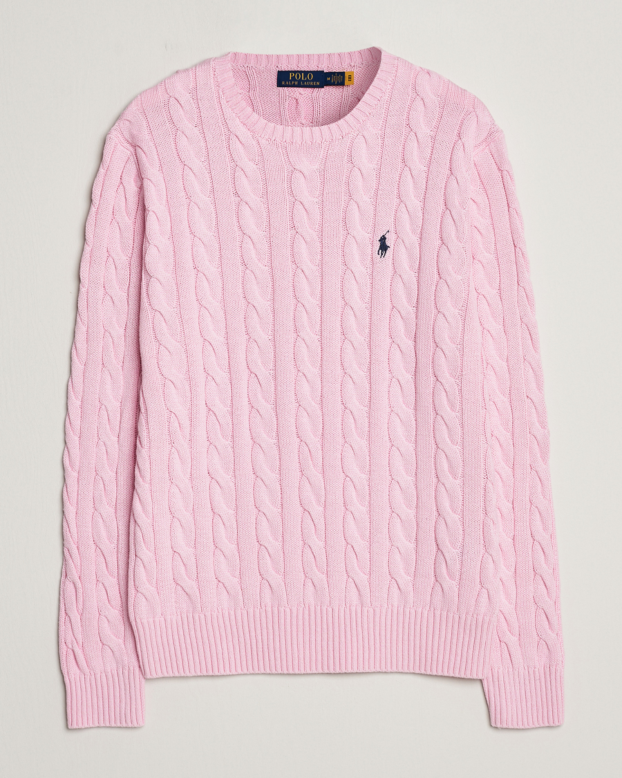 Herren | Pullover | Polo Ralph Lauren | Cotton Cable Pullover Carmel Pink