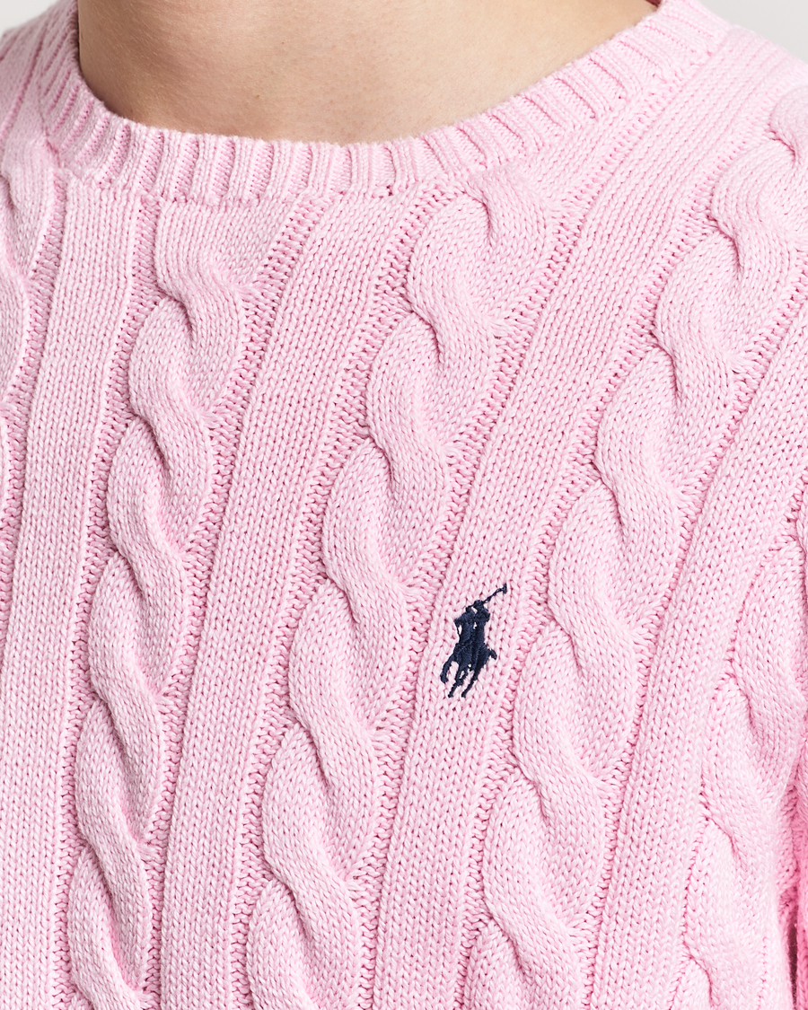 Herren | Pullover | Polo Ralph Lauren | Cotton Cable Pullover Carmel Pink