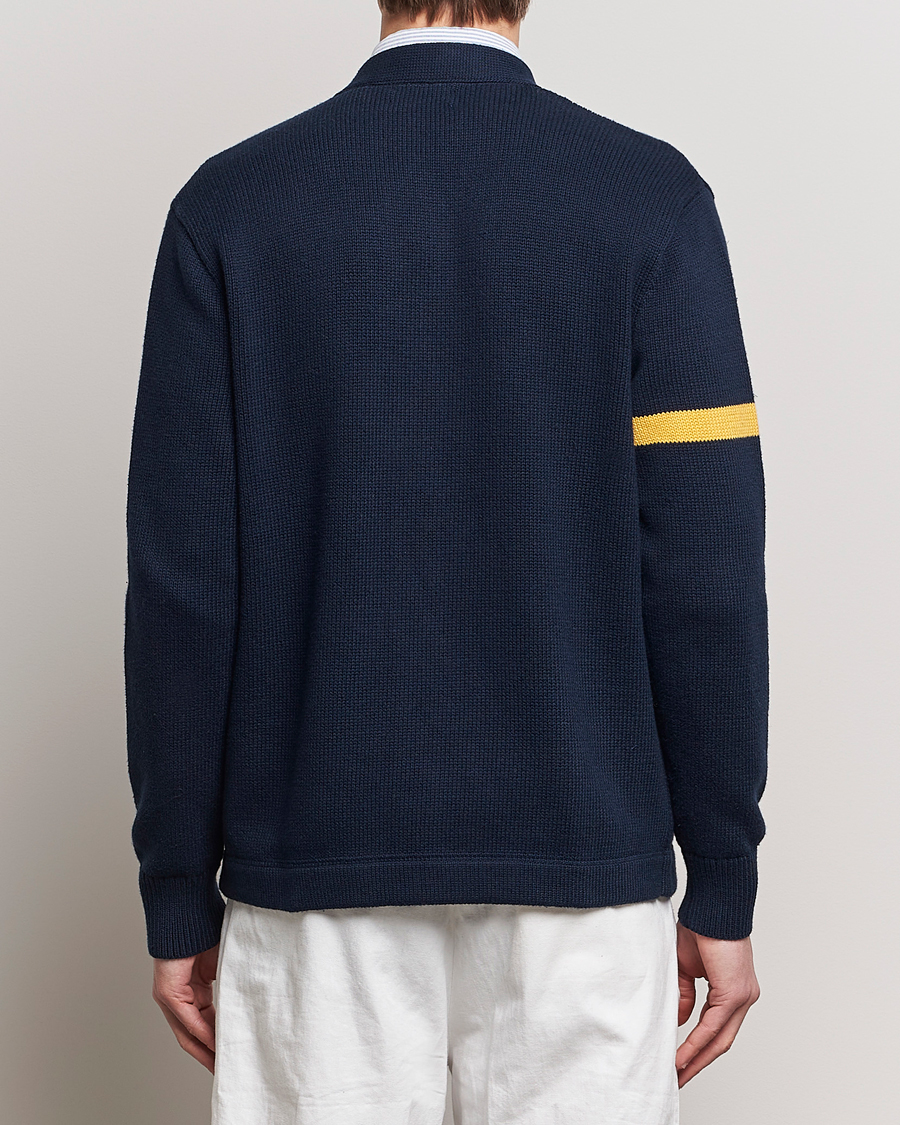 Herren | Pullover | Polo Ralph Lauren | Cotton Varsity Cardigan Aviator Navy