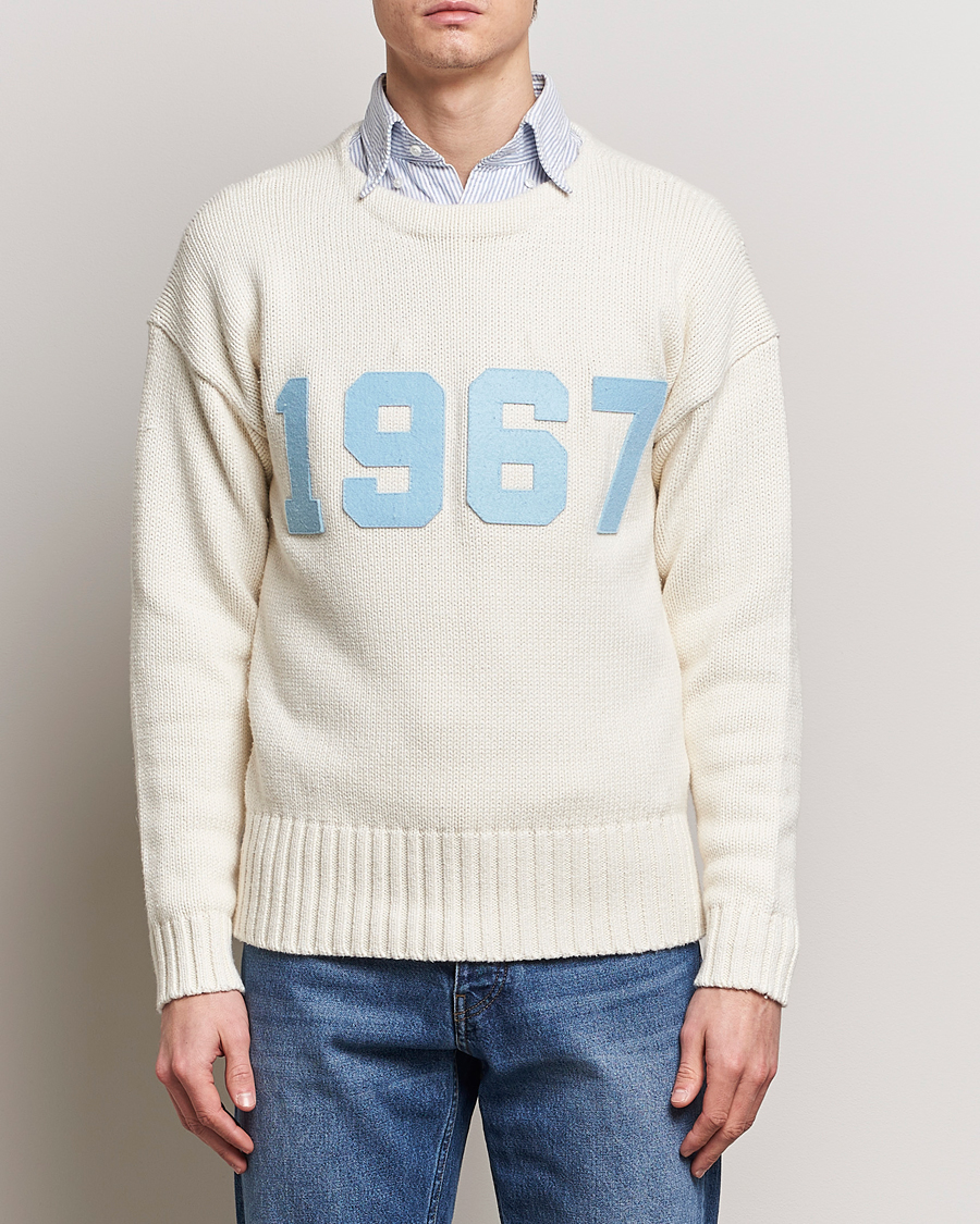 Herren | Preppy Authentic | Polo Ralph Lauren | 1967 Knitted Sweater Full Cream