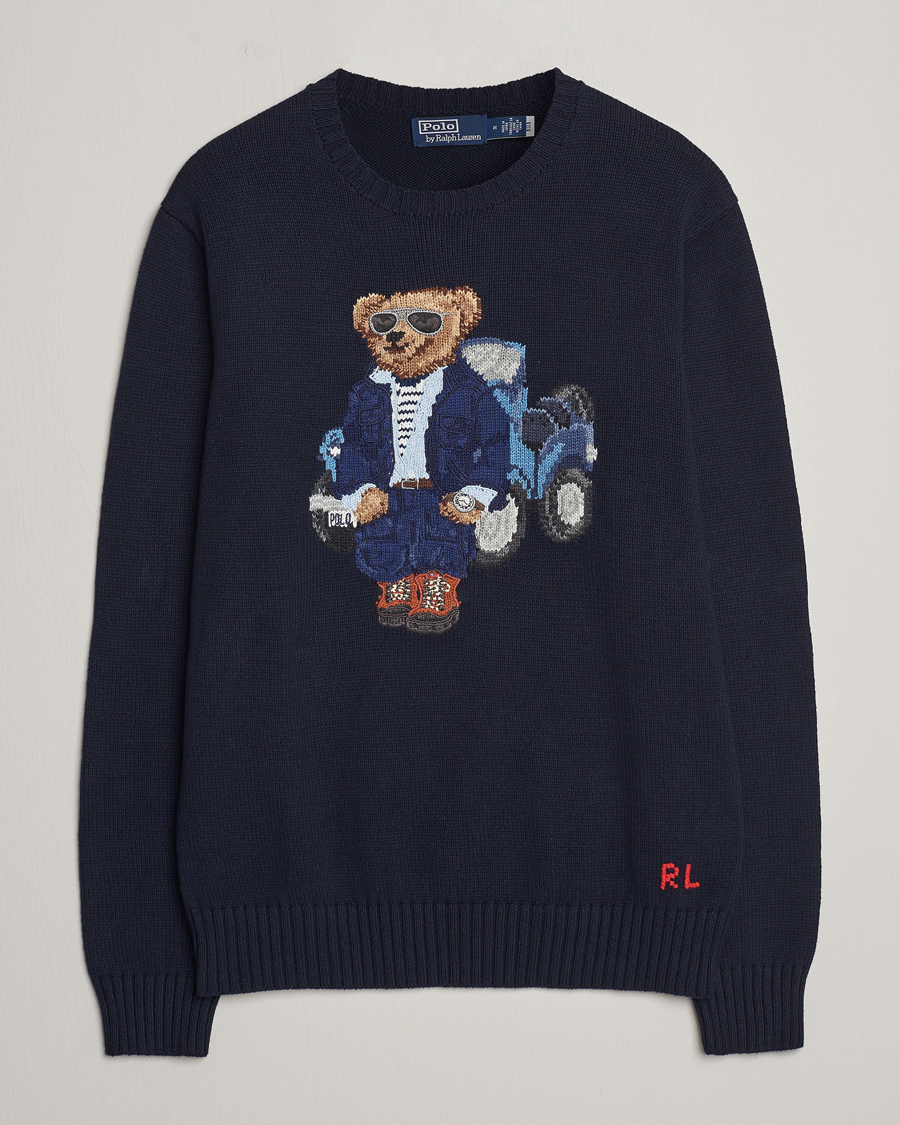 Herren | Pullover | Polo Ralph Lauren | Knitted Bear Sweater Aviator Navy