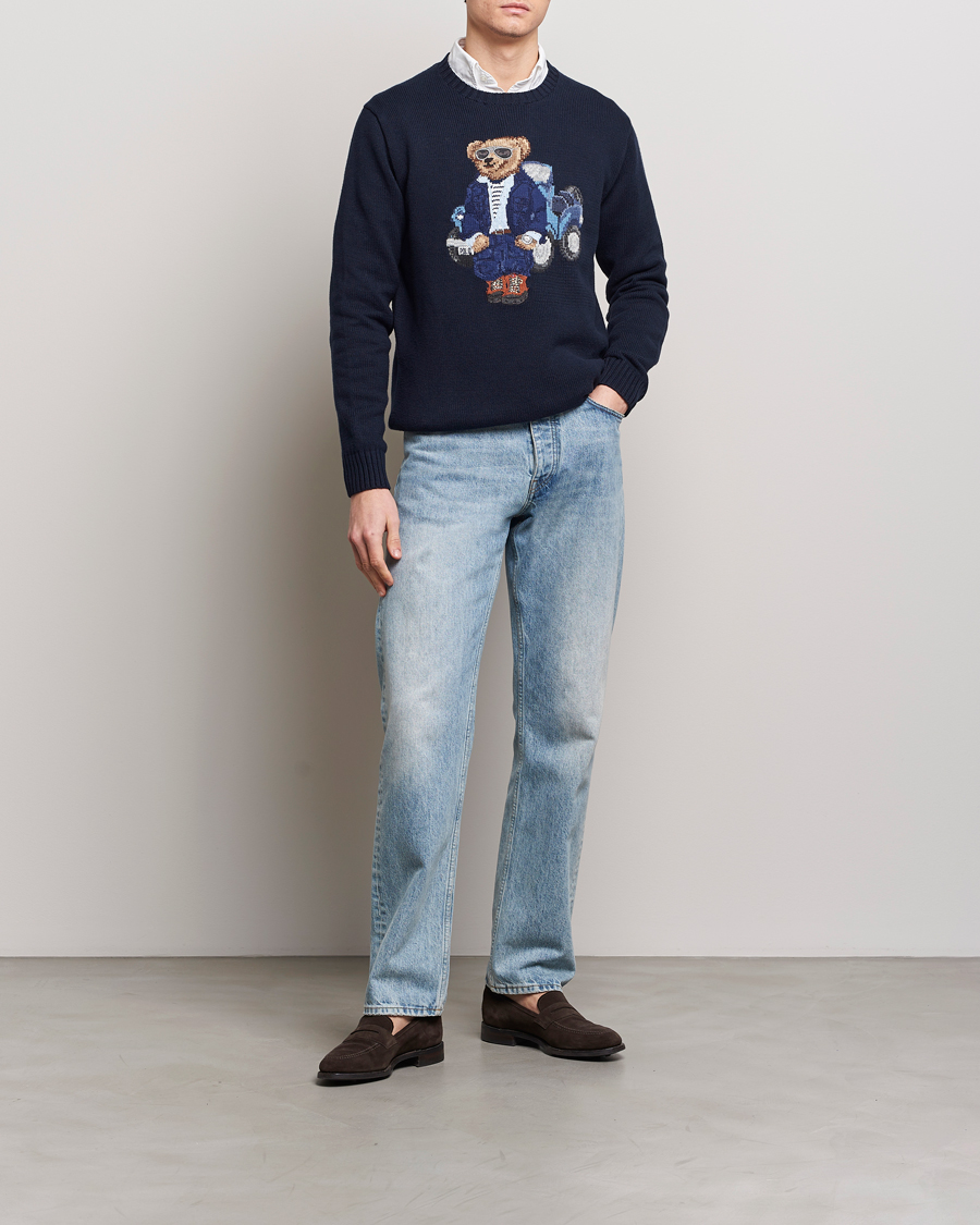 Herren | Pullover | Polo Ralph Lauren | Knitted Bear Sweater Aviator Navy