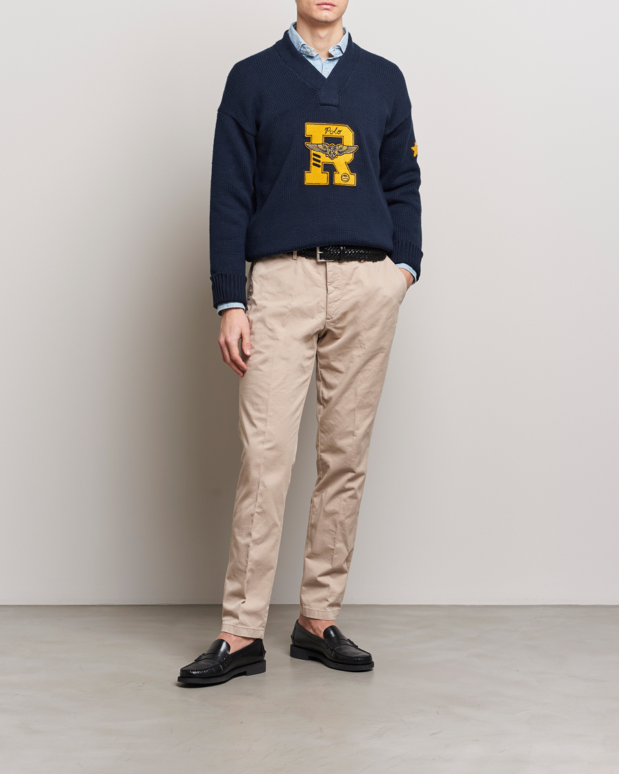 Herren | Pullover | Polo Ralph Lauren | Shawl Collar Sweater Aviator Navy