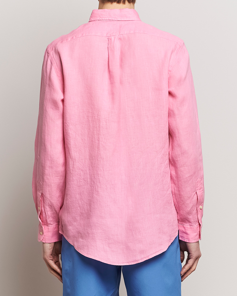 Herren | Hemden | Polo Ralph Lauren | Custom Fit Linen Button Down Florida Pink