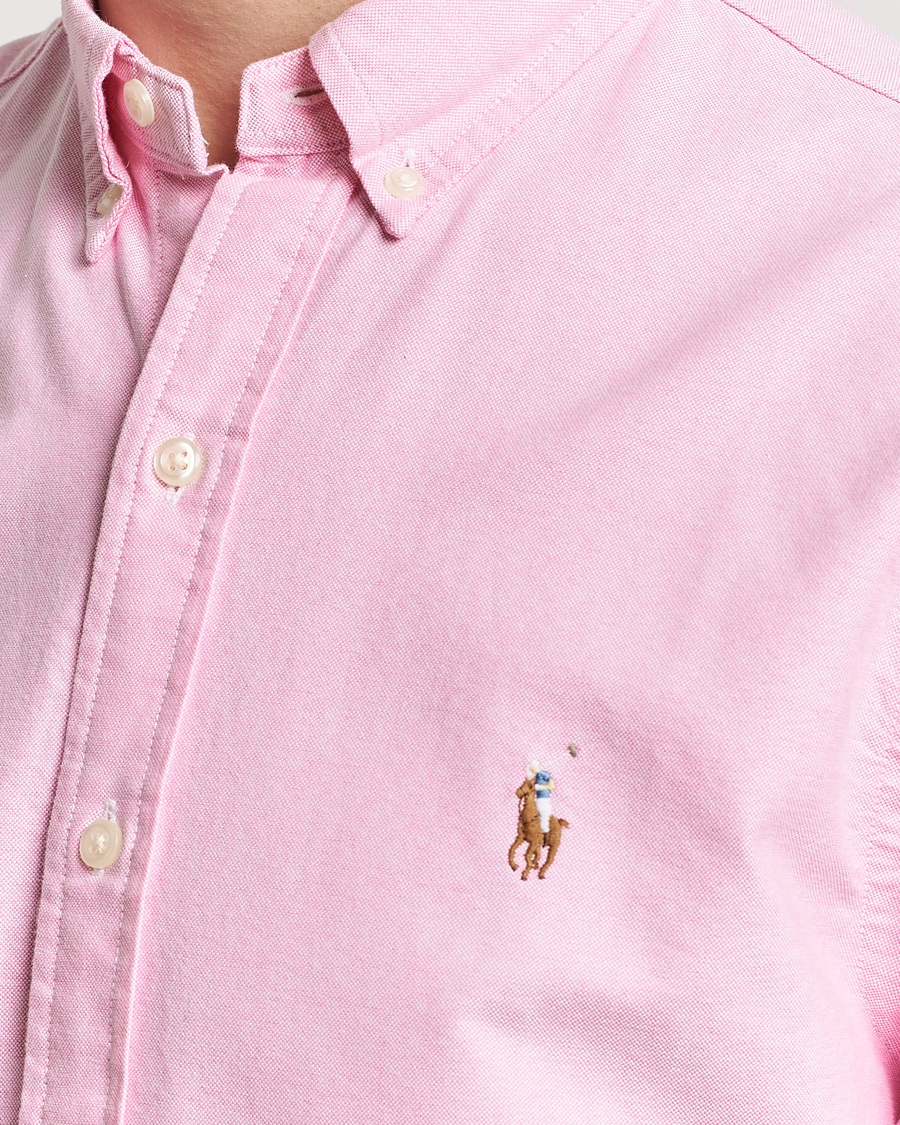 Herren | Hemden | Polo Ralph Lauren | Slim Fit Oxford Short Sleeve Shirt New Rose
