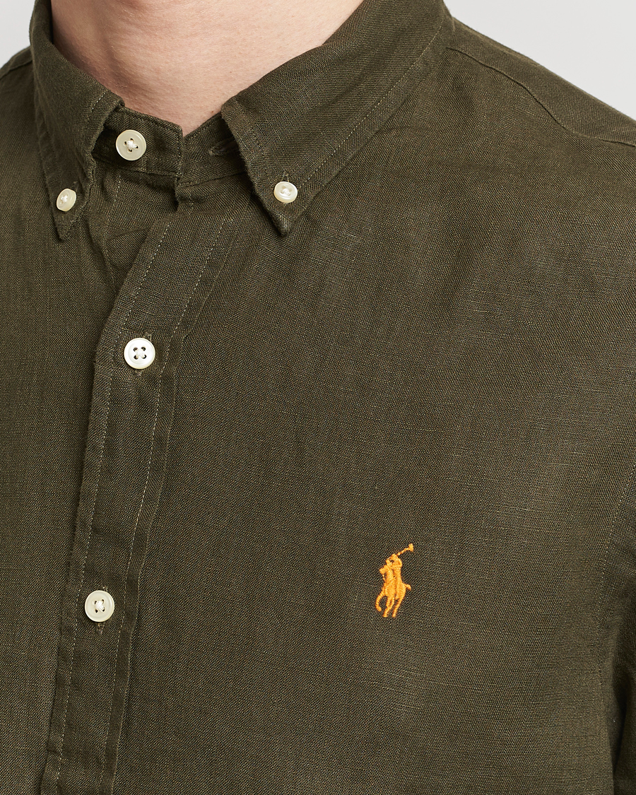 Herren | Hemden | Polo Ralph Lauren | Slim Fit Linen Button Down Shirt Armadillo