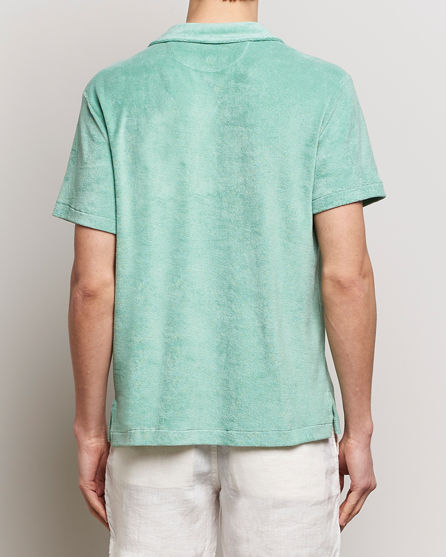 Herren | Hemden | Polo Ralph Lauren | Cotton Terry Short Sleeve Shirt Celadon