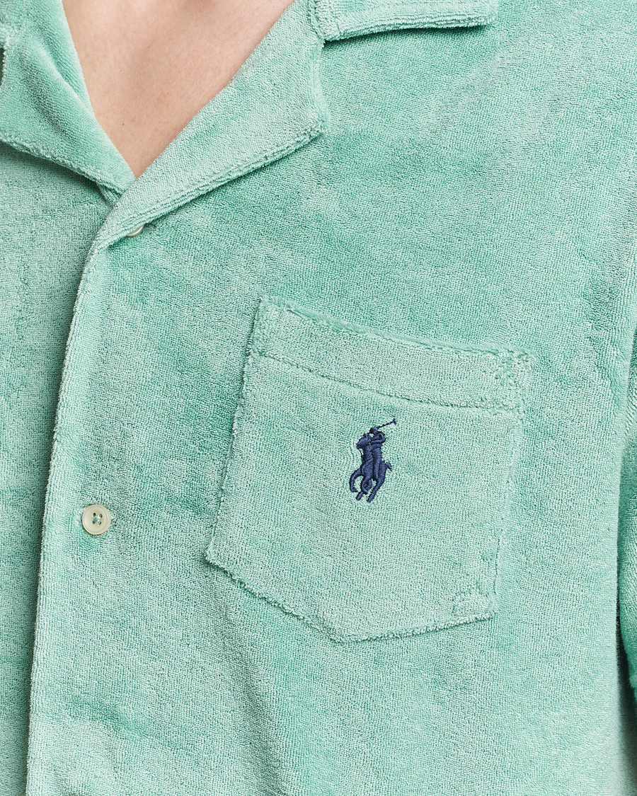Herren | Hemden | Polo Ralph Lauren | Cotton Terry Short Sleeve Shirt Celadon