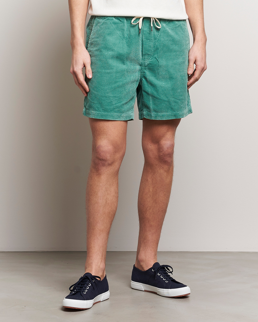 Herr | Kläder | Polo Ralph Lauren | Prepster Corduroy Drawstring Shorts Seafoam Green