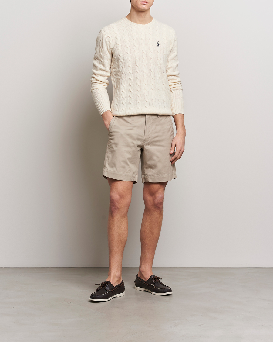 Herren | Shorts | Polo Ralph Lauren | Tailored Slim Fit Shorts Khaki Tan
