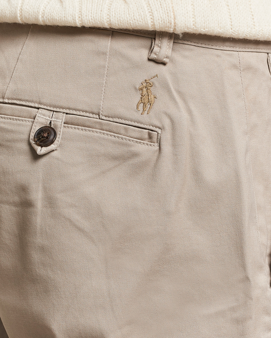 Herren | Shorts | Polo Ralph Lauren | Tailored Slim Fit Shorts Khaki Tan