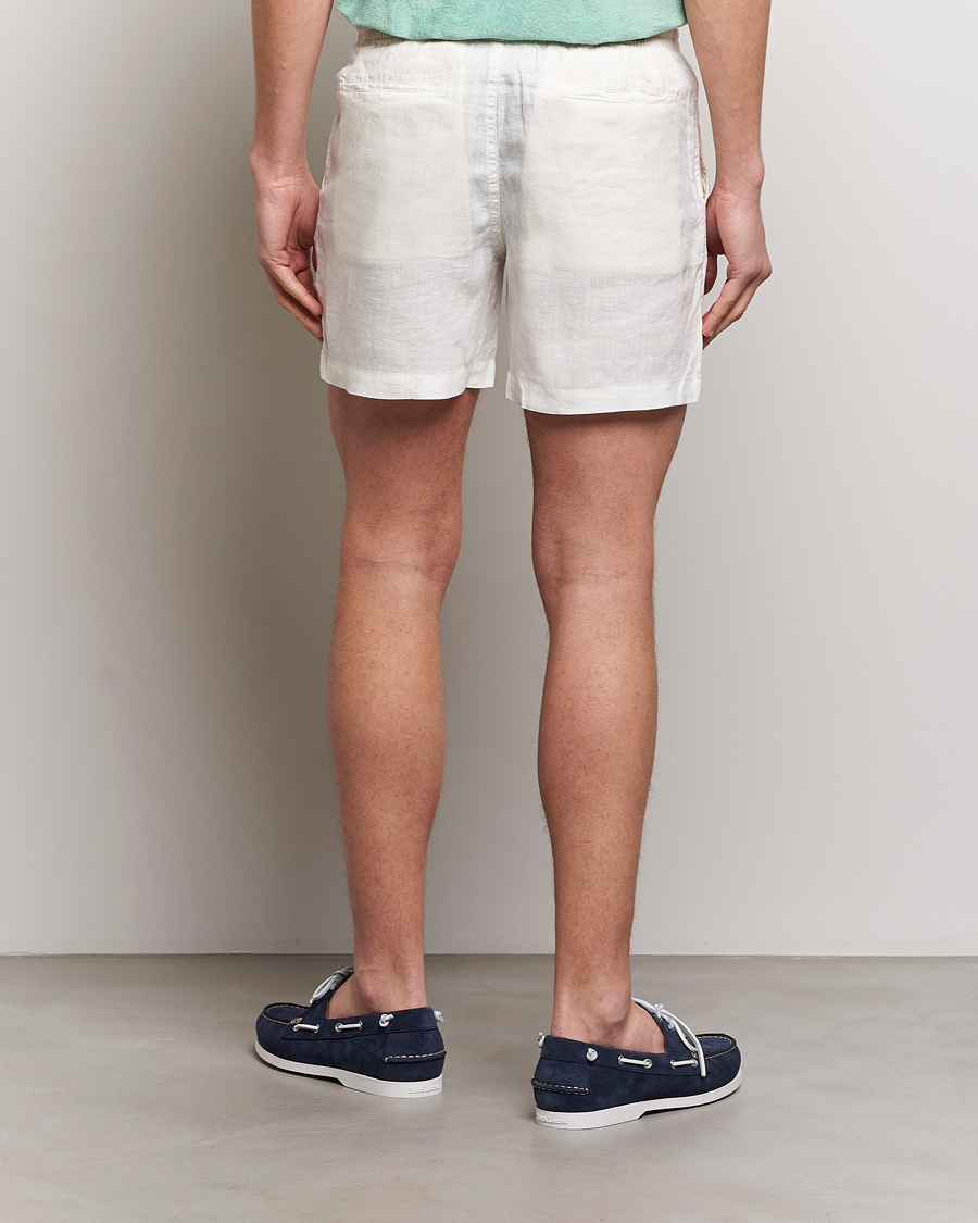 Herren | Shorts | Polo Ralph Lauren | Prepster Linen Drawstring Shorts Deckwash White