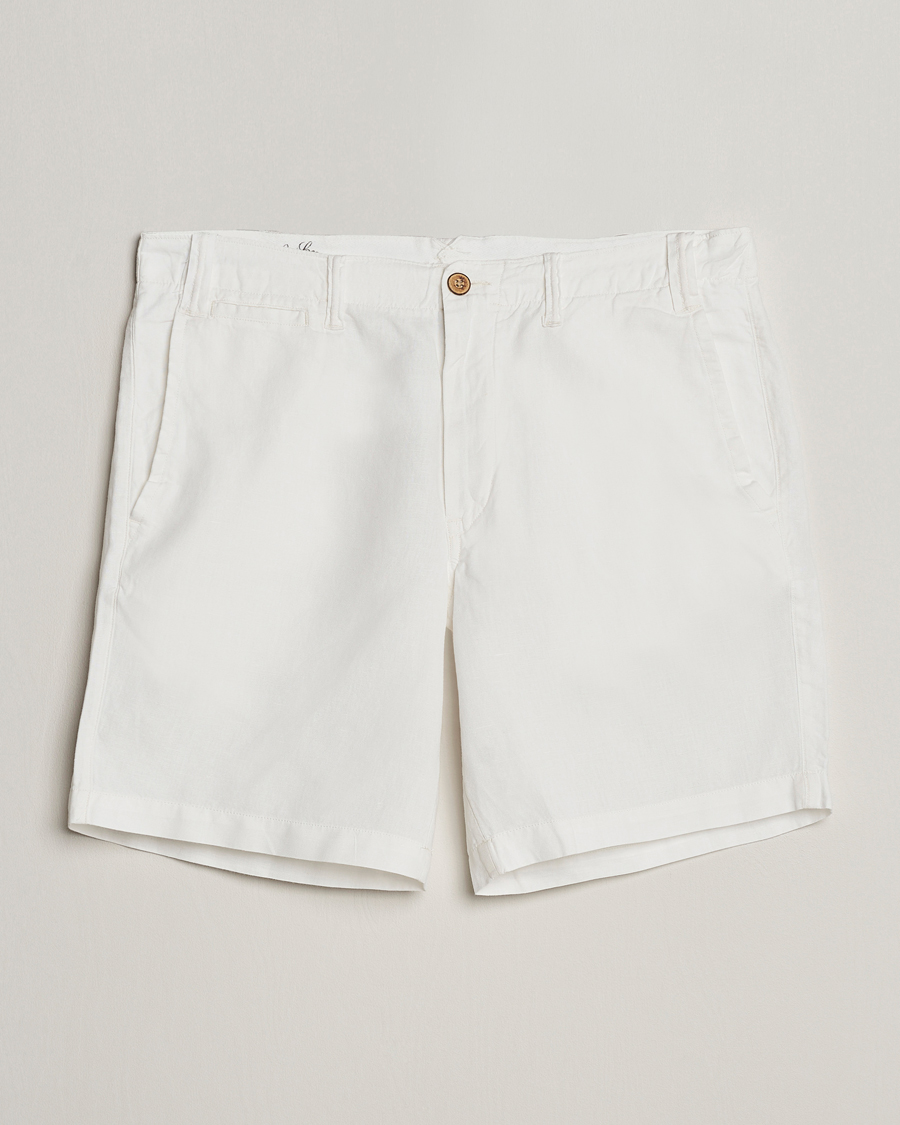 Herren | Shorts | Polo Ralph Lauren | Cotton/Linen Shorts White
