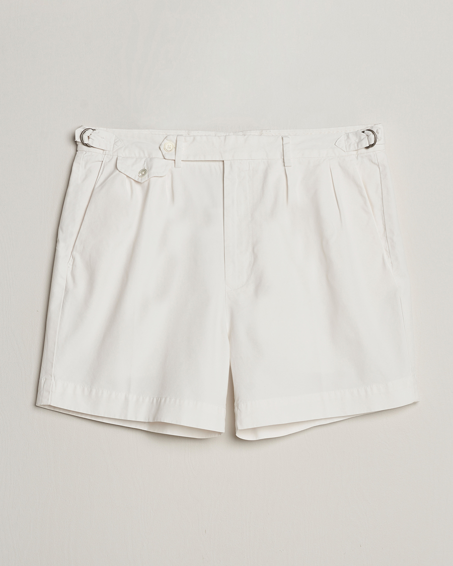 Herren | Shorts | Polo Ralph Lauren | Pleated Featherweight Twill Shorts Deckwash White