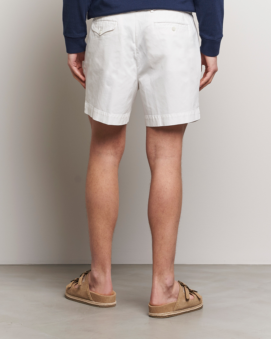 Herren | Shorts | Polo Ralph Lauren | Pleated Featherweight Twill Shorts Deckwash White