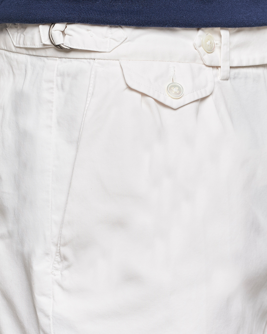 Herren | Shorts | Polo Ralph Lauren | Pleated Featherweight Twill Shorts Deckwash White