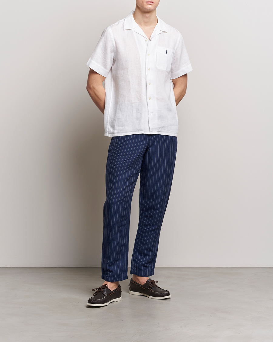 Herren | Hosen | Polo Ralph Lauren | Prepster V2 Linen Trousers Navy