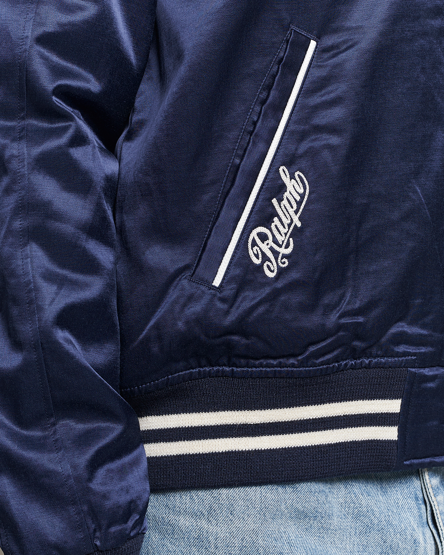 Herren | Jacken | Polo Ralph Lauren | Varsity Bomber Satin Jacket Aviator Navy