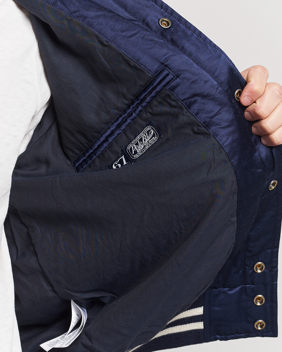 Herren | Jacken | Polo Ralph Lauren | Varsity Bomber Satin Jacket Aviator Navy