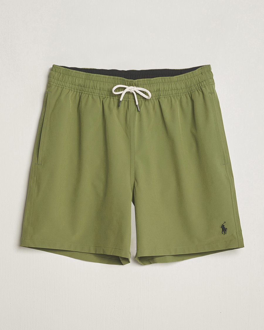 Herren | Badehosen | Polo Ralph Lauren | Recycled Traveler Boxer Swimshorts Tree Green