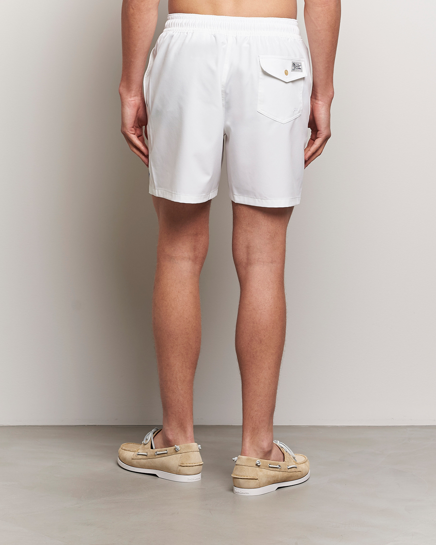 Herren | Badehosen | Polo Ralph Lauren | Recycled Traveler Boxer Swimshorts White/Liberty