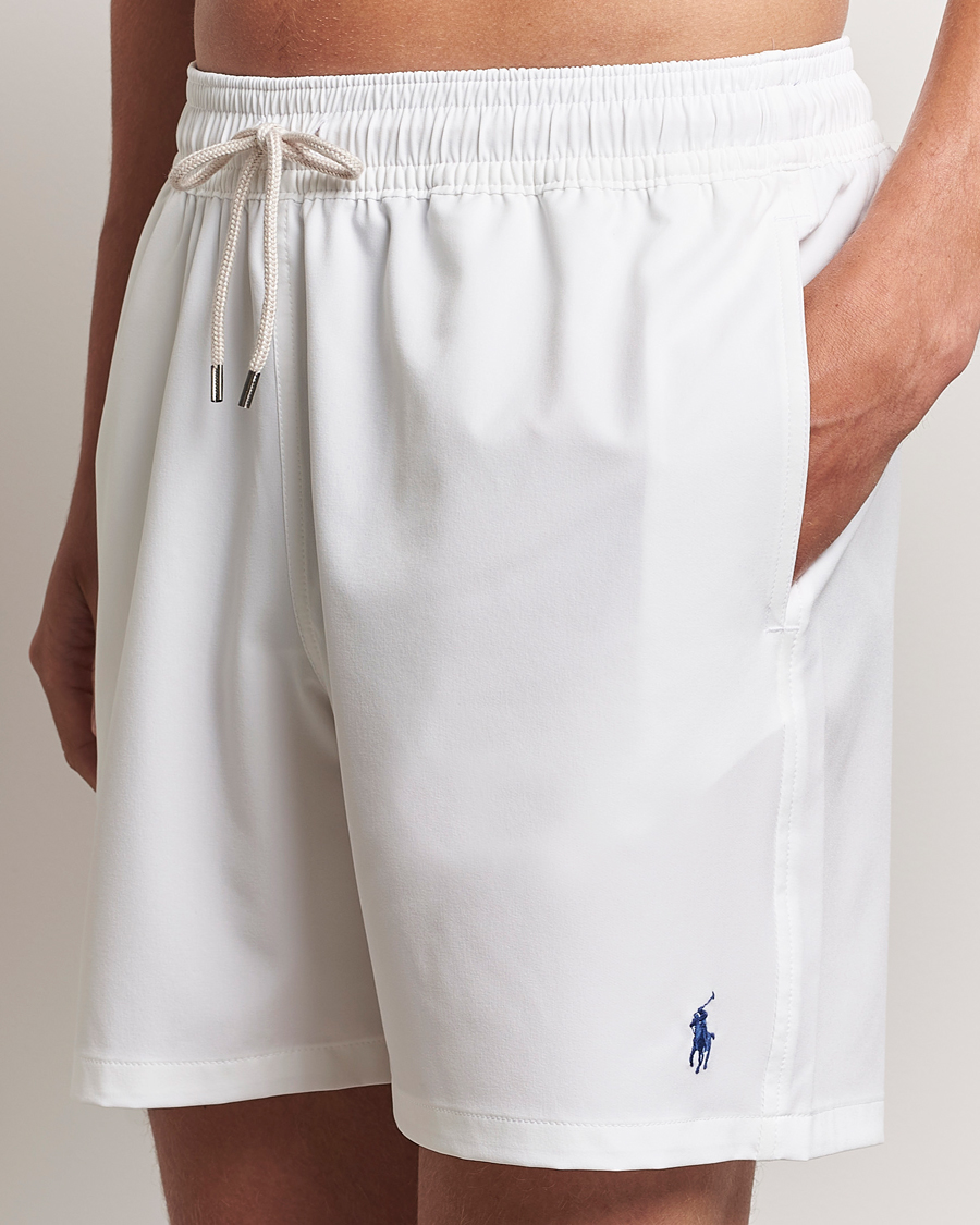 Herren | Badehosen | Polo Ralph Lauren | Recycled Traveler Boxer Swimshorts White/Liberty