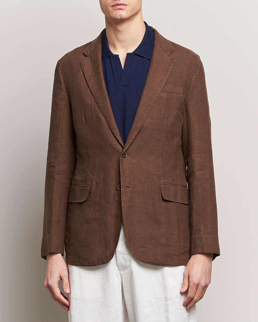 Herren | Smart Casual | Polo Ralph Lauren | Linen Sportcoat Chestnut