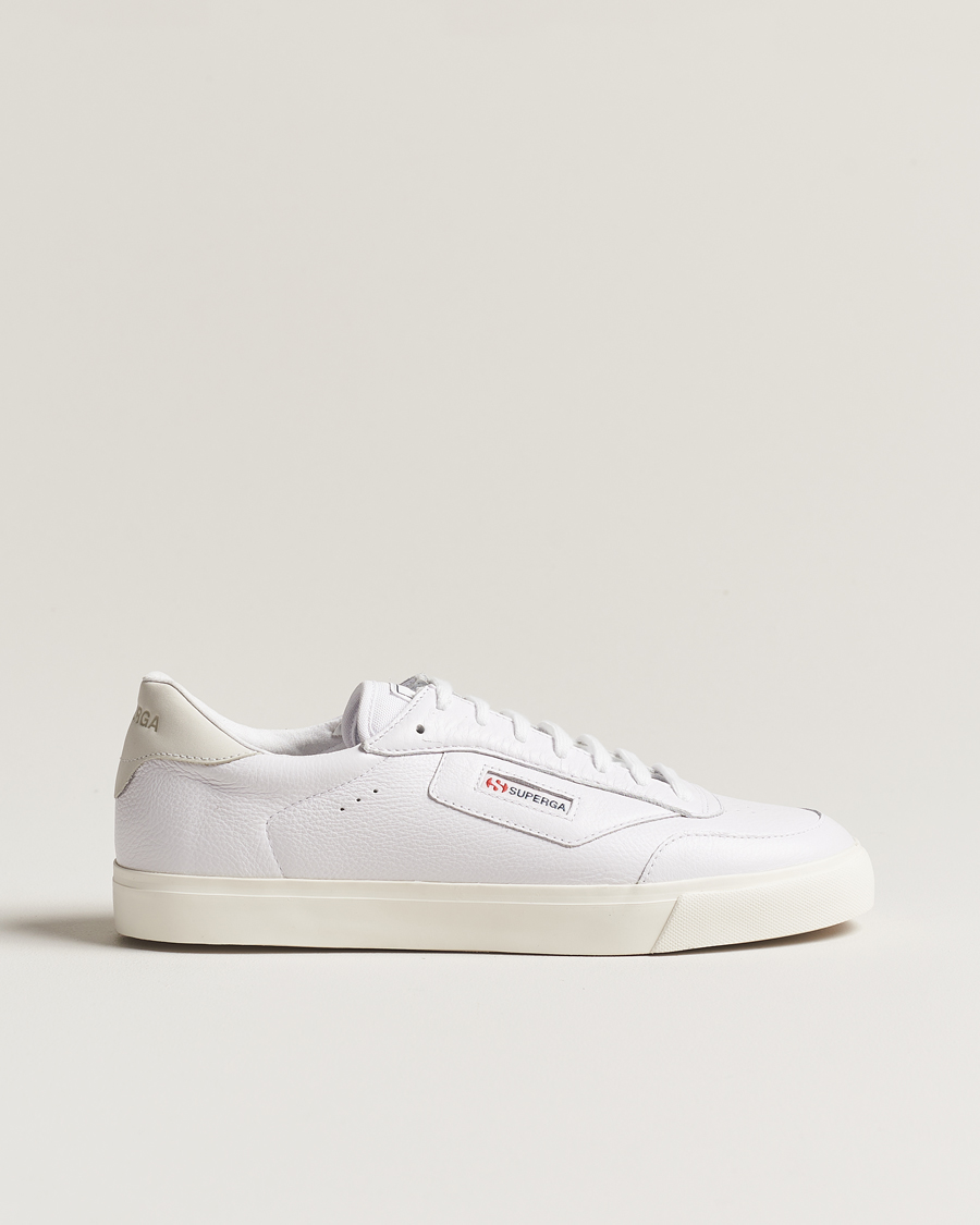 Herren | Superga 3843 Leather Sneaker White | Superga | 3843 Leather Sneaker White